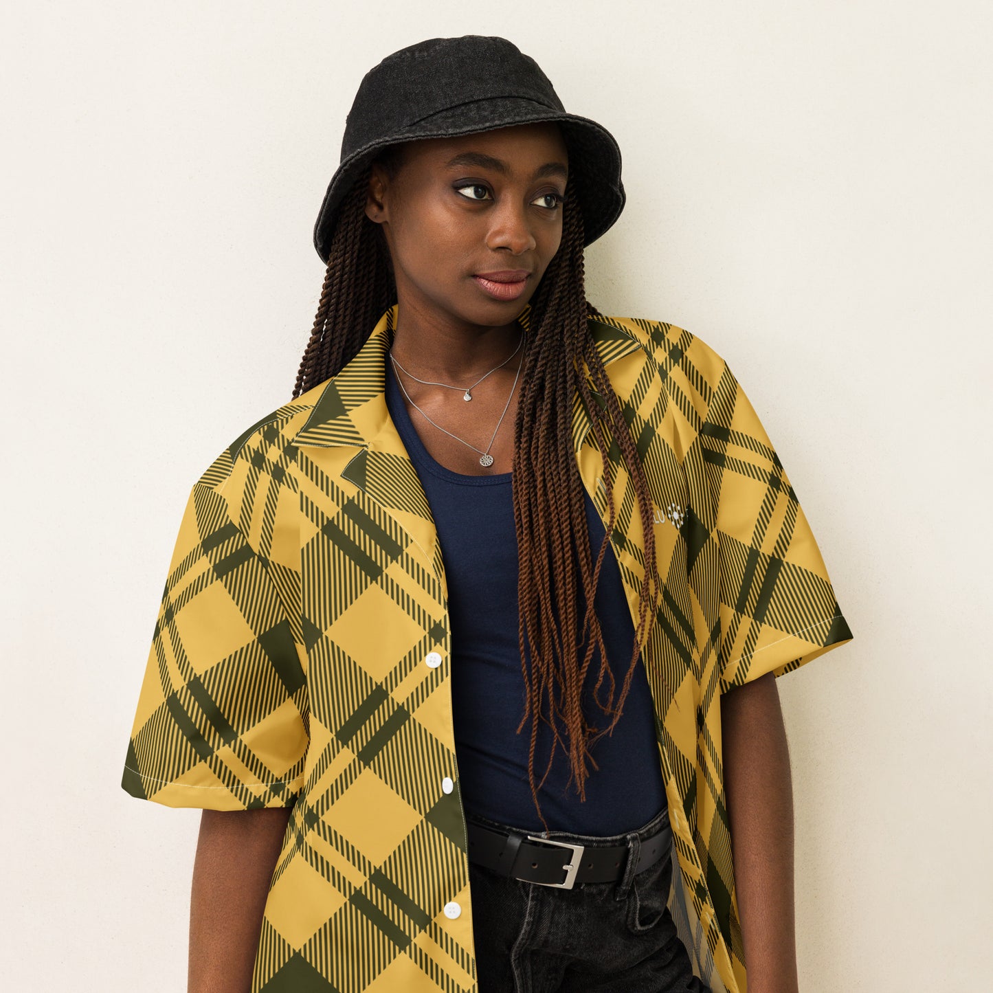 Unisex Button Shirt - Zulu Gold