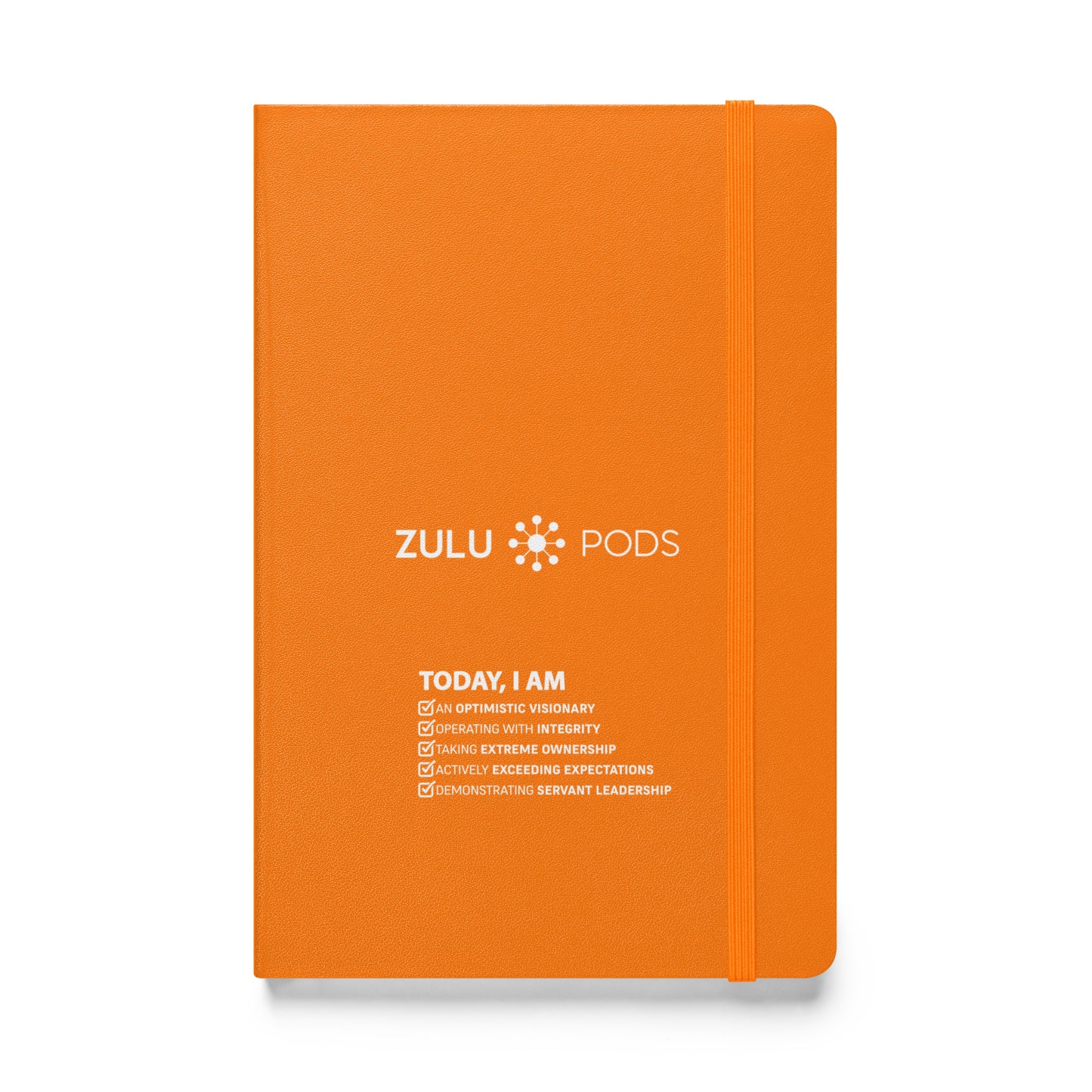 Hardcover bound notebook