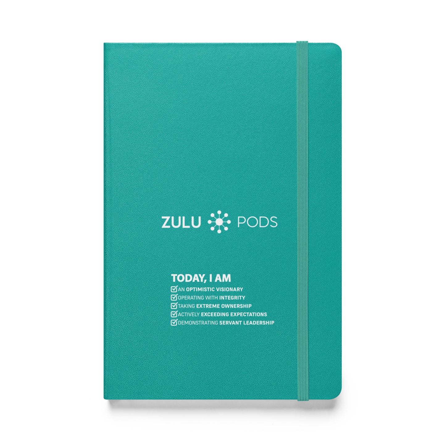 Hardcover bound notebook