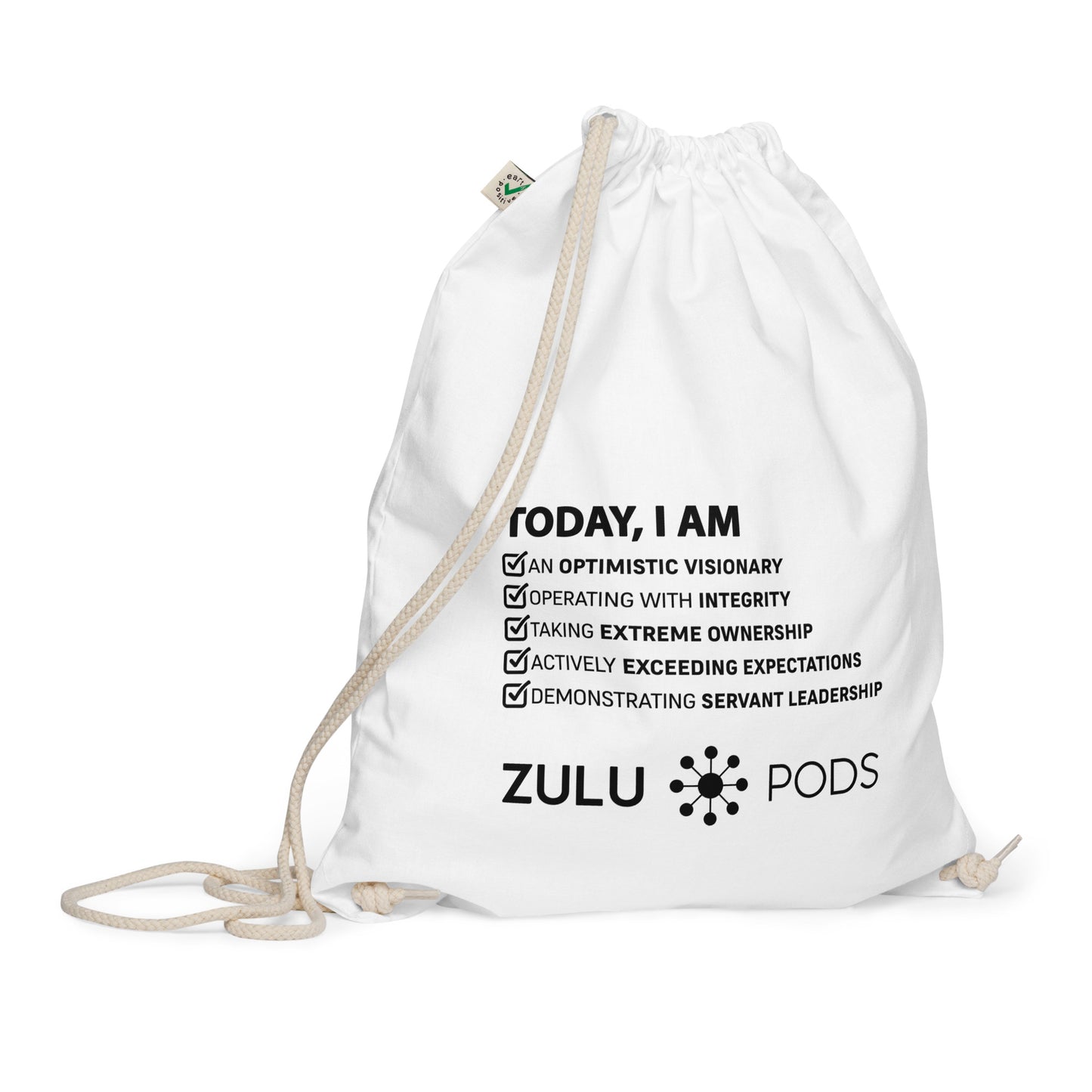 Cotton Drawstring Bag - Core Values Edition