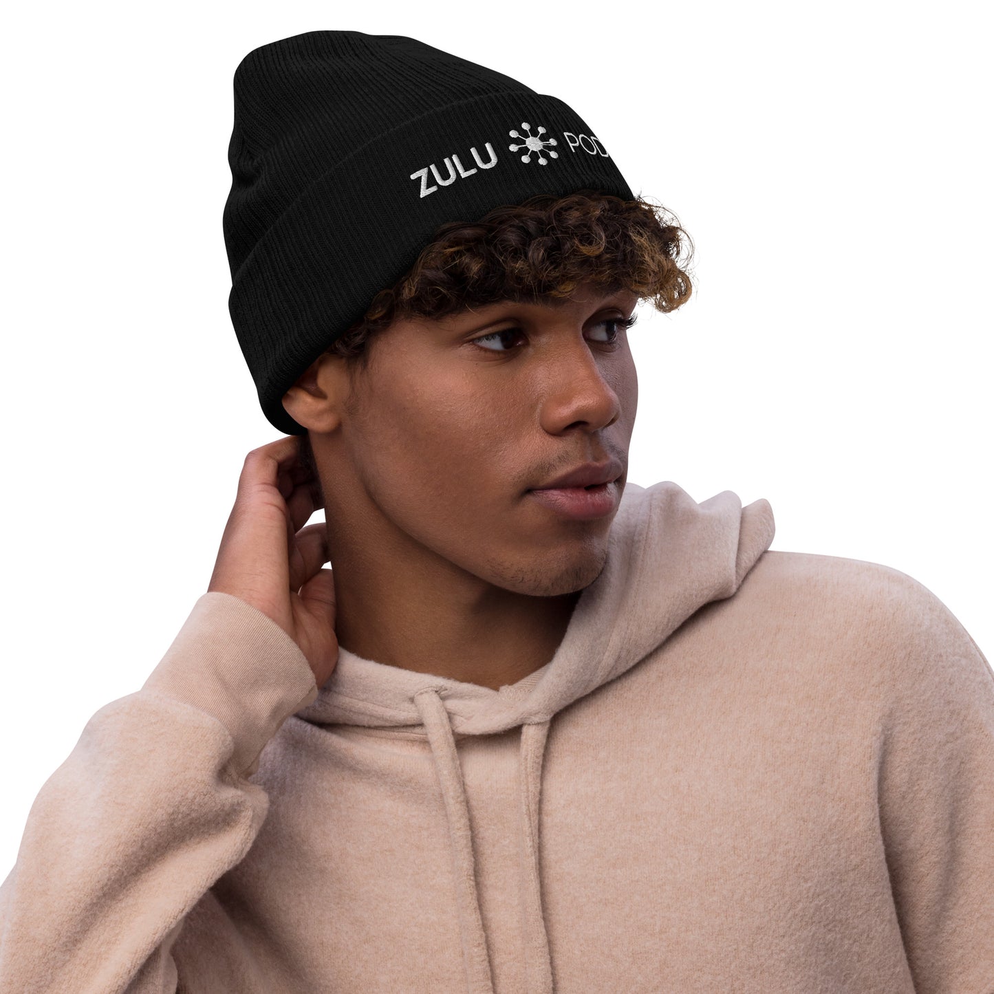 Zulu Pods Ribbed Knit Beanie