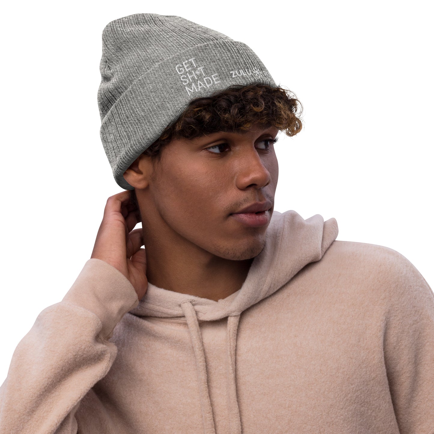 Get Sh*t Made Ribbed Knit Beanie
