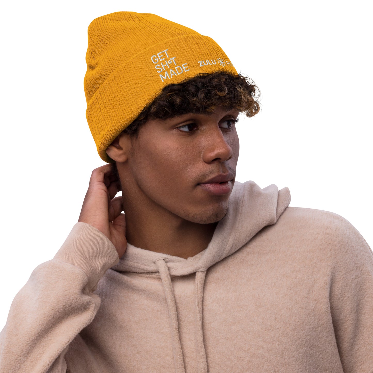 Get Sh*t Made Ribbed Knit Beanie