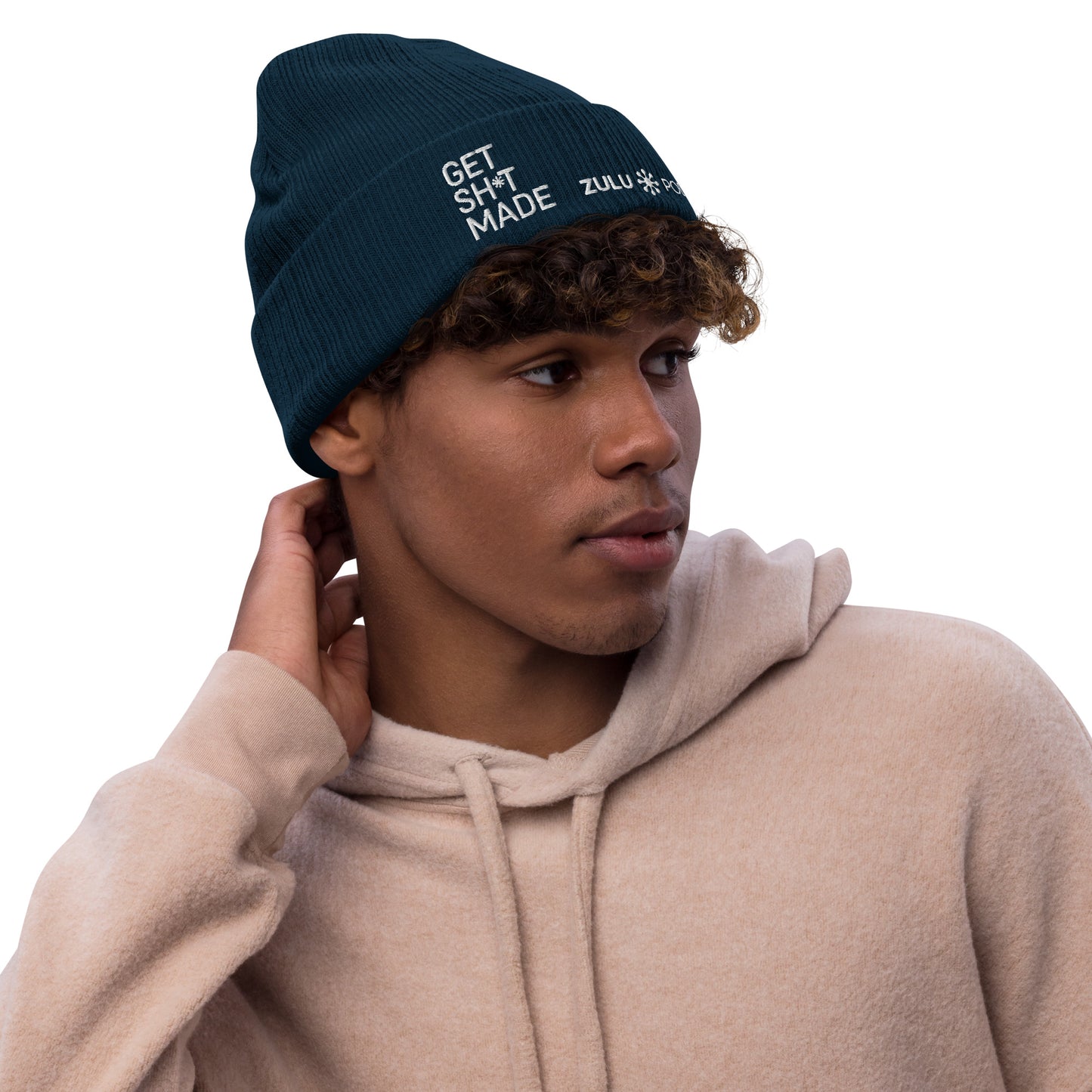 Get Sh*t Made Ribbed Knit Beanie