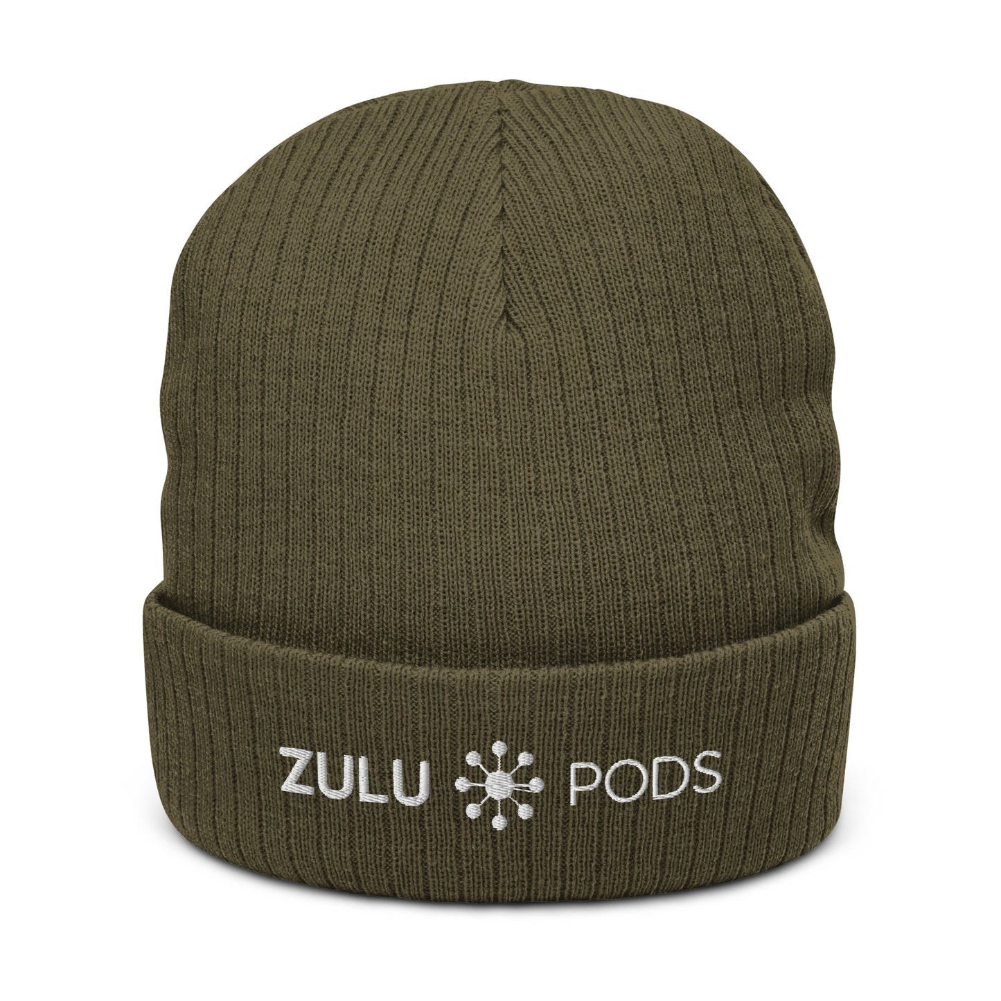 Zulu Pods Ribbed Knit Beanie