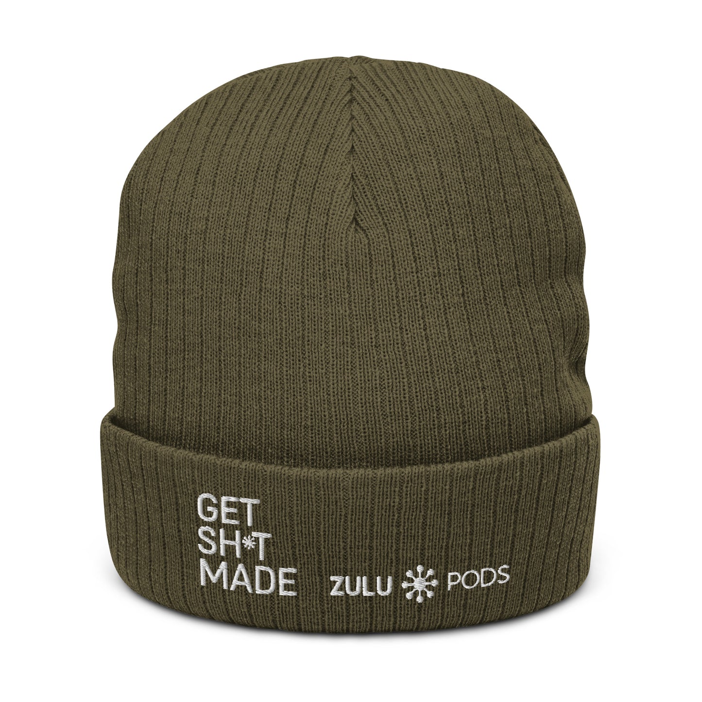 Get Sh*t Made Ribbed Knit Beanie