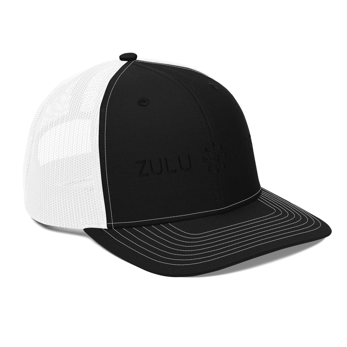 Logo Trucker Cap (Black Stitching)