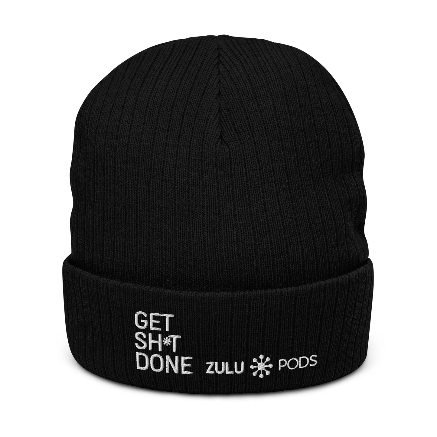 Get Sh*t Done Ribbed Knit Beanie