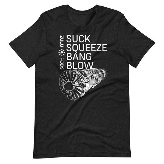Suck Squeeze Bang Blow Turbojet T-Shirt